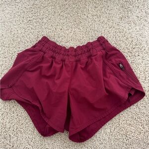 ❤️Lululemon Athletica maroon Athletic Shorts